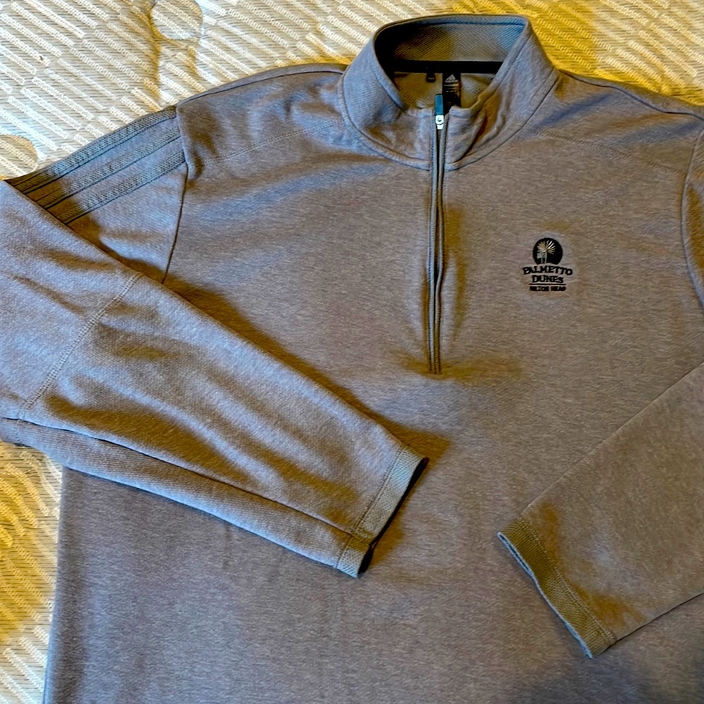 Adidas primegreen golf pullover. Palmetto dunes Hilton head. Sz Large